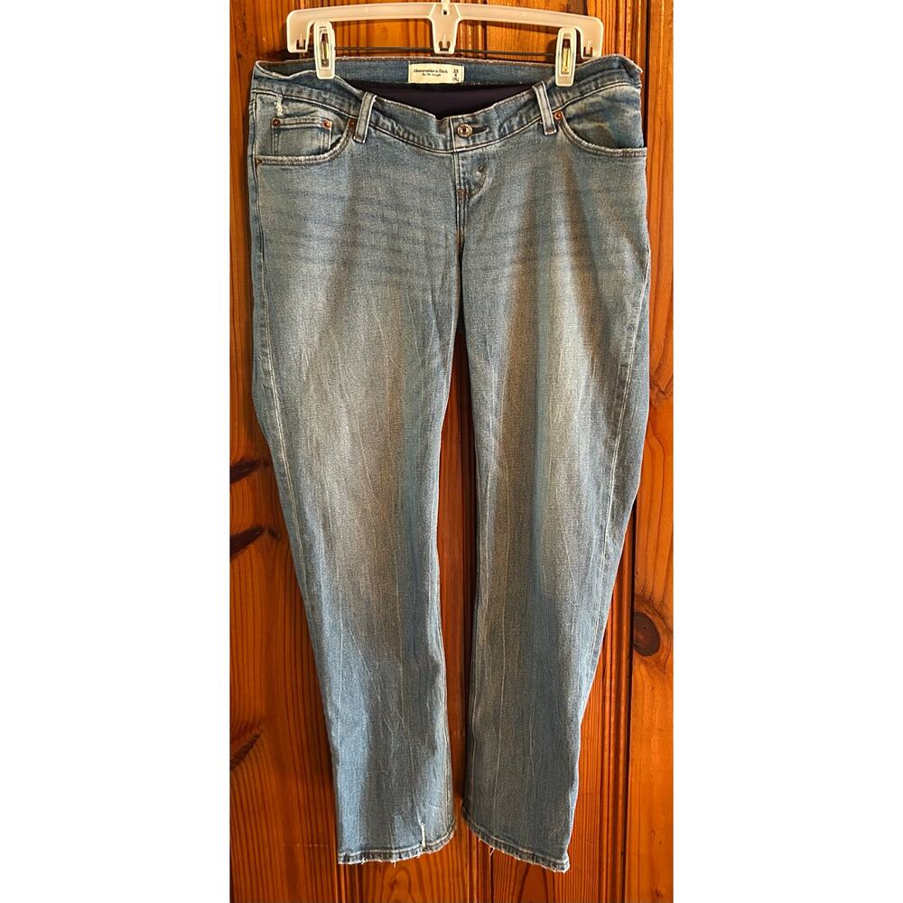 Abercrombie & Fitch Light Blue Straight Leg Jeans
